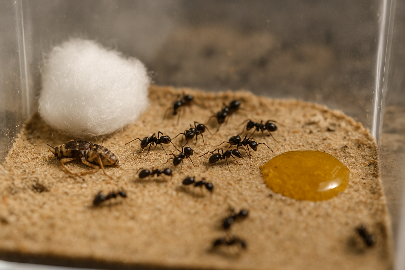 nourrir fourmis